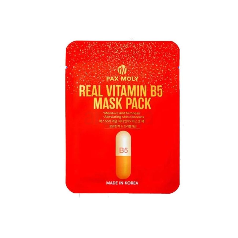Pax Moly Real Vitamin B5 Mask Pack for Moisture and Firmness  