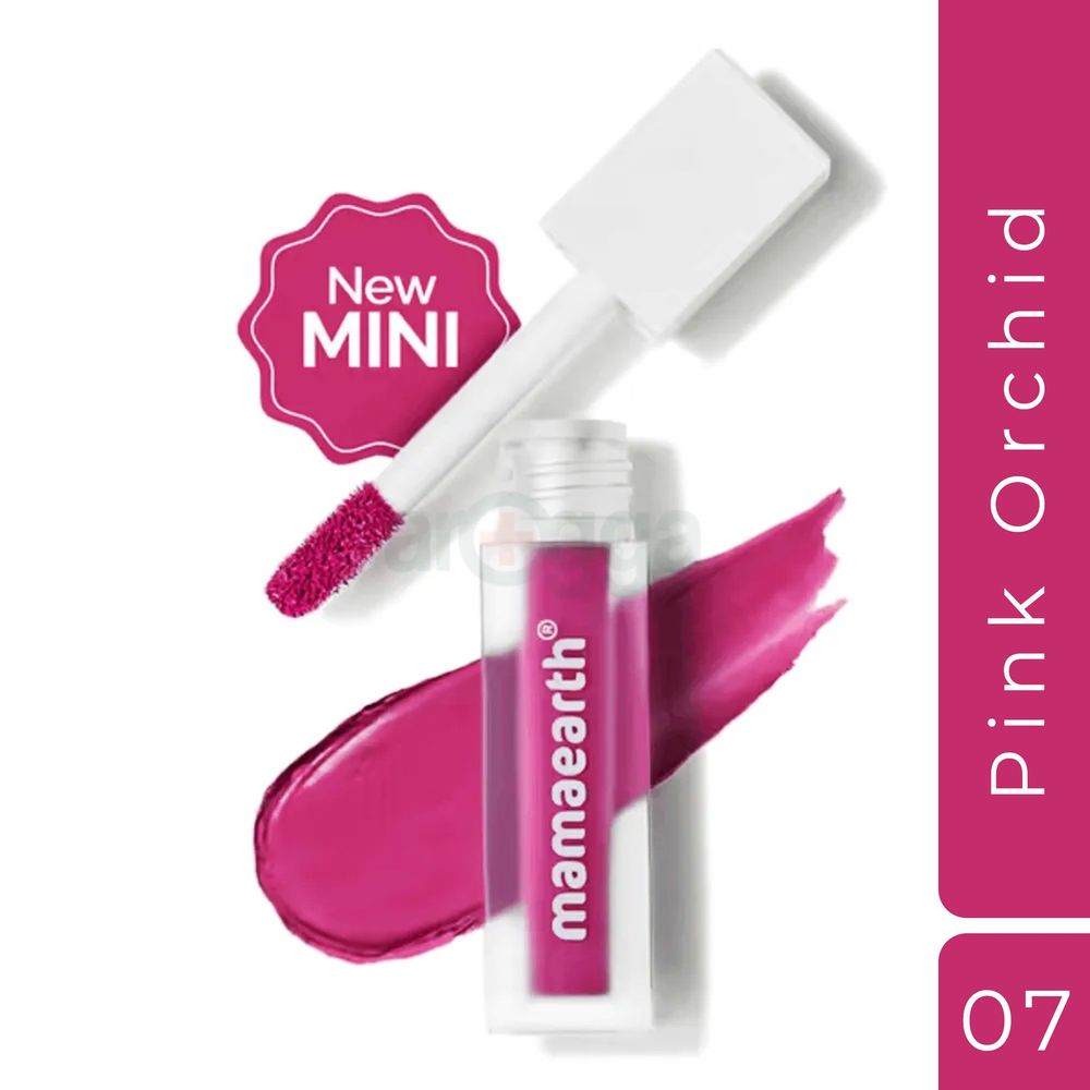 Mamaearth Feather Light Liquid Matte Lipstick 1.2ml (07 Pink Orchid)  
