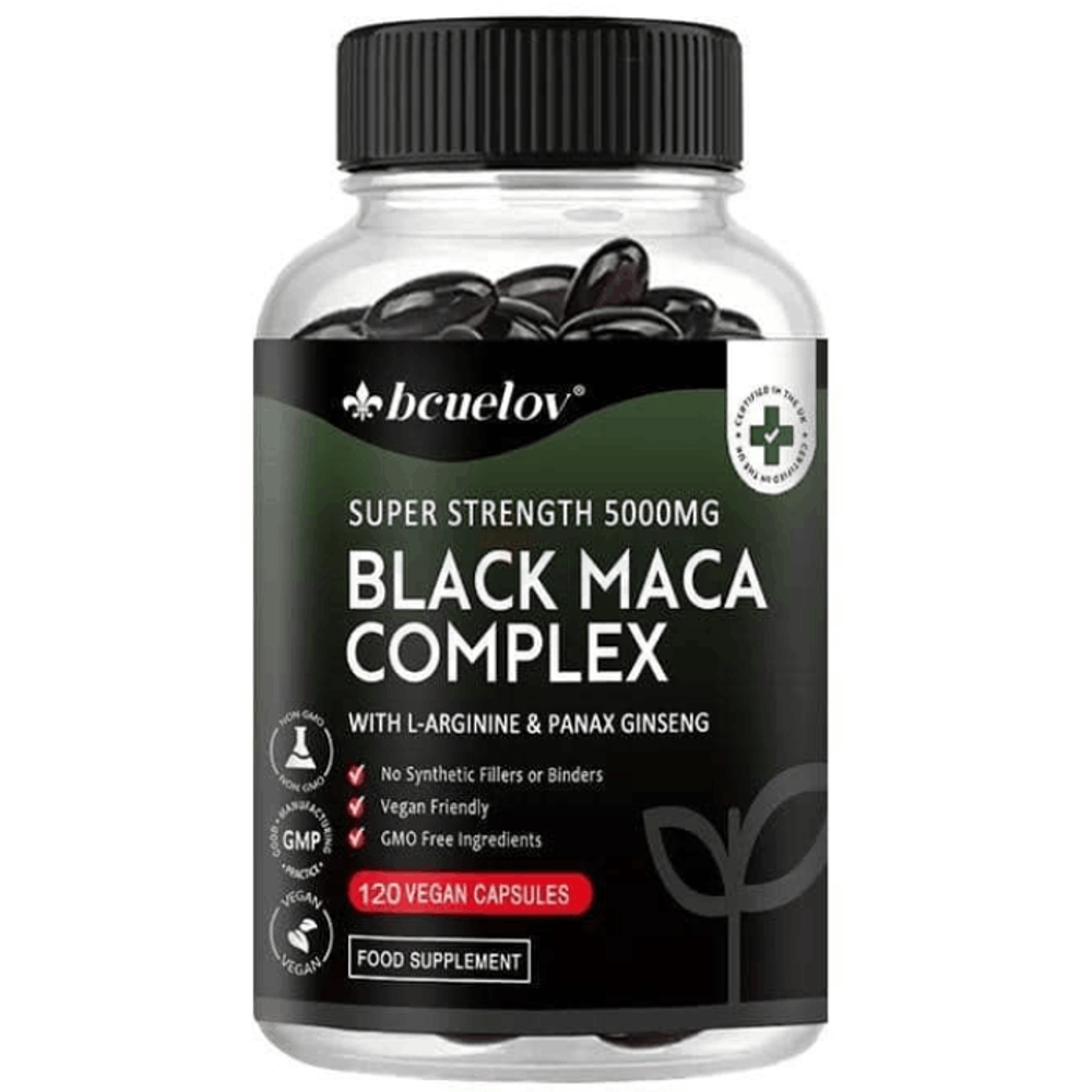 Bcuelov Black Maca Complex – 120 Capsules  