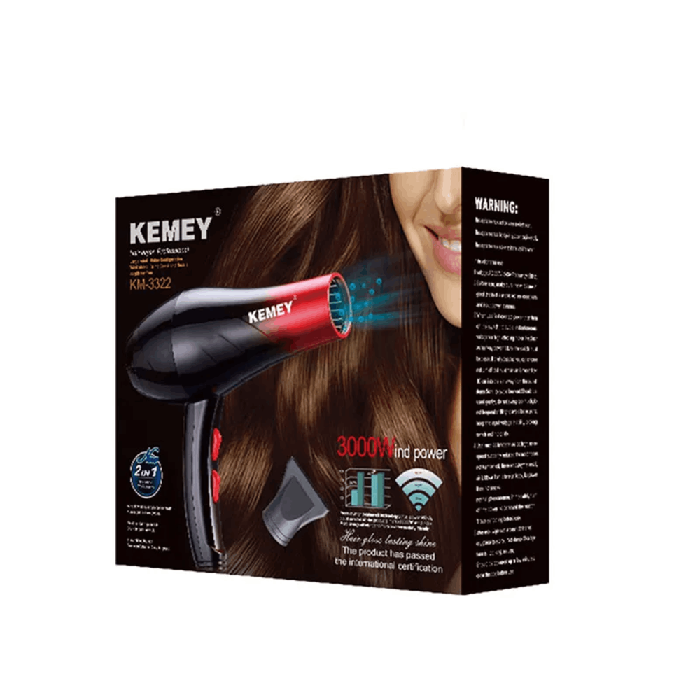 Kemey Hair Dryer KM-3322  