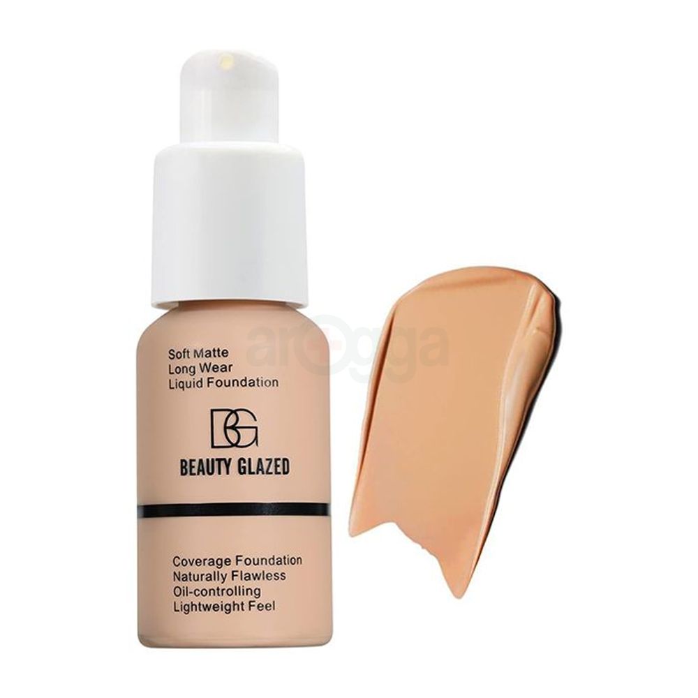 Beauty Glazed Soft Matte Waterproof Liquid Foundation - Buff Beige 104  