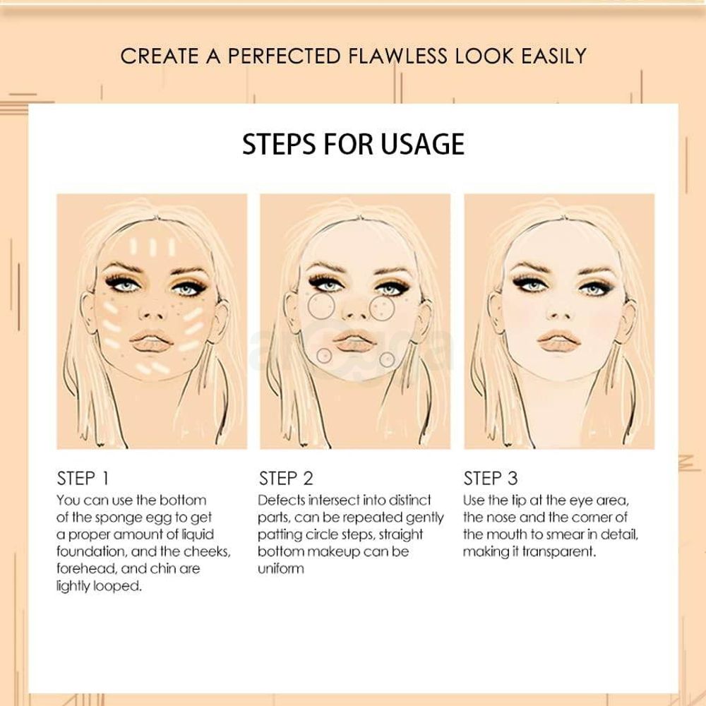 Beauty Glazed Soft Matte Waterproof Liquid Foundation - Buff Beige 104  