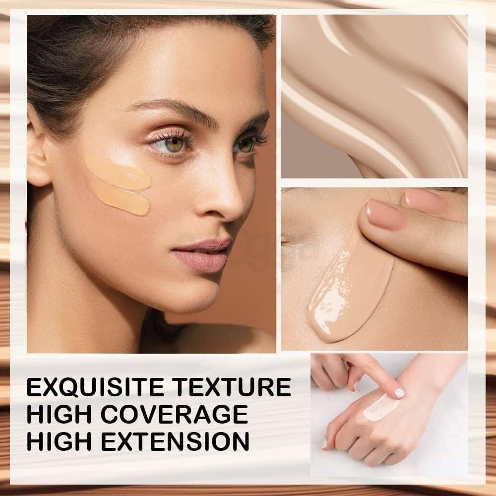 Beauty Glazed Soft Matte Waterproof Liquid Foundation - Buff Beige 104  