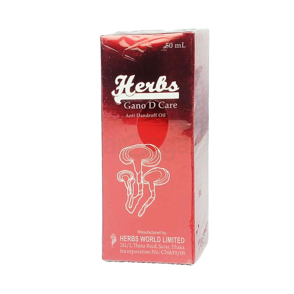 Herbs Gano D Care Anti Dandruff Oil 50ml  