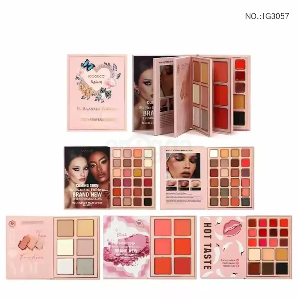 IGOODCO Fashion The Heartthrobe Collection - 5 in 1 (Full Face 78 Colour Eye, Face & Lips) Makeup Palette  
