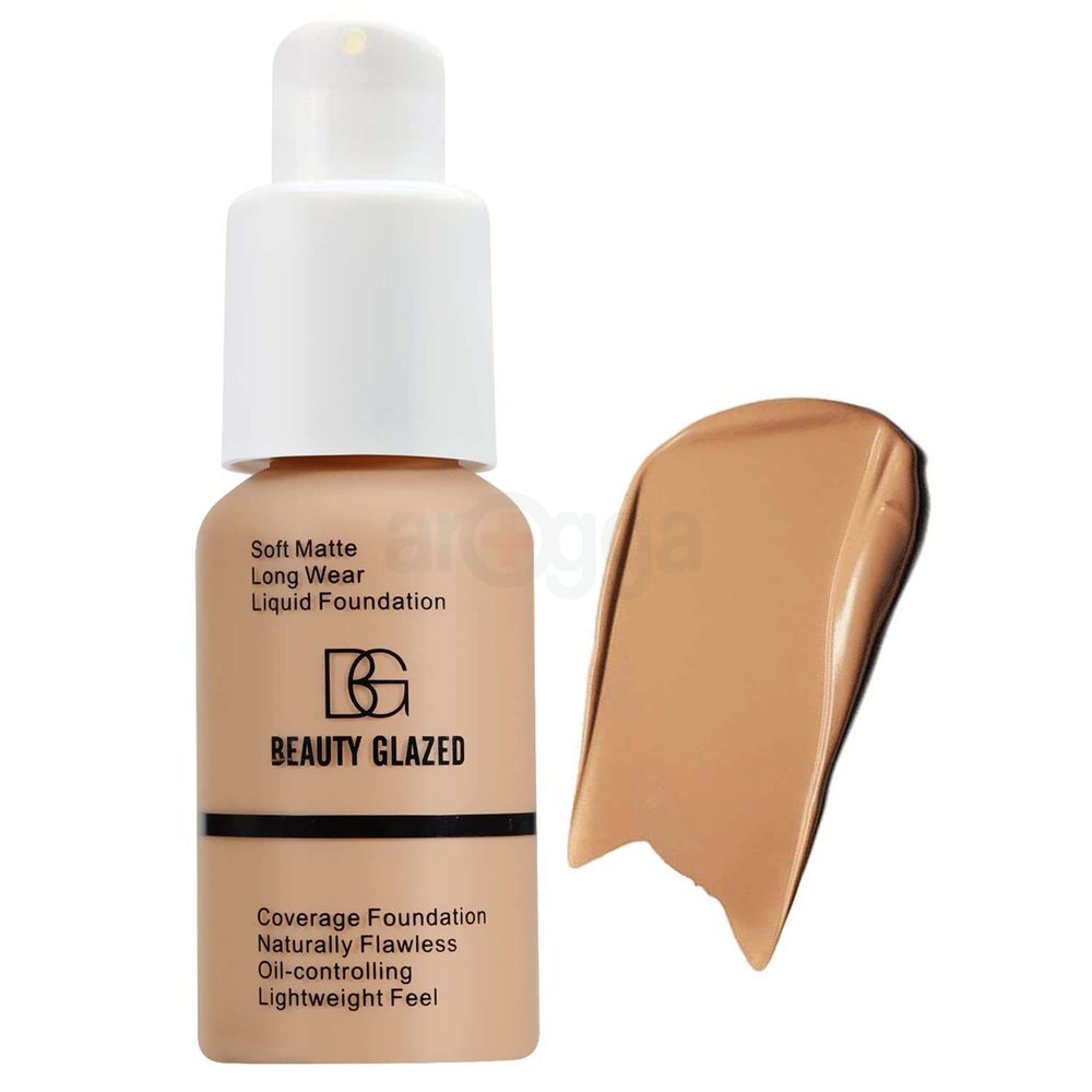 Beauty Glazed Soft Matte Waterproof Liquid Foundation- Sand 105  