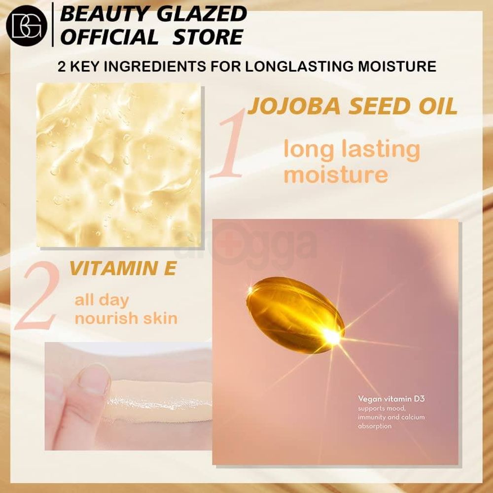 Beauty Glazed Soft Matte Waterproof Liquid Foundation- Sand 105  