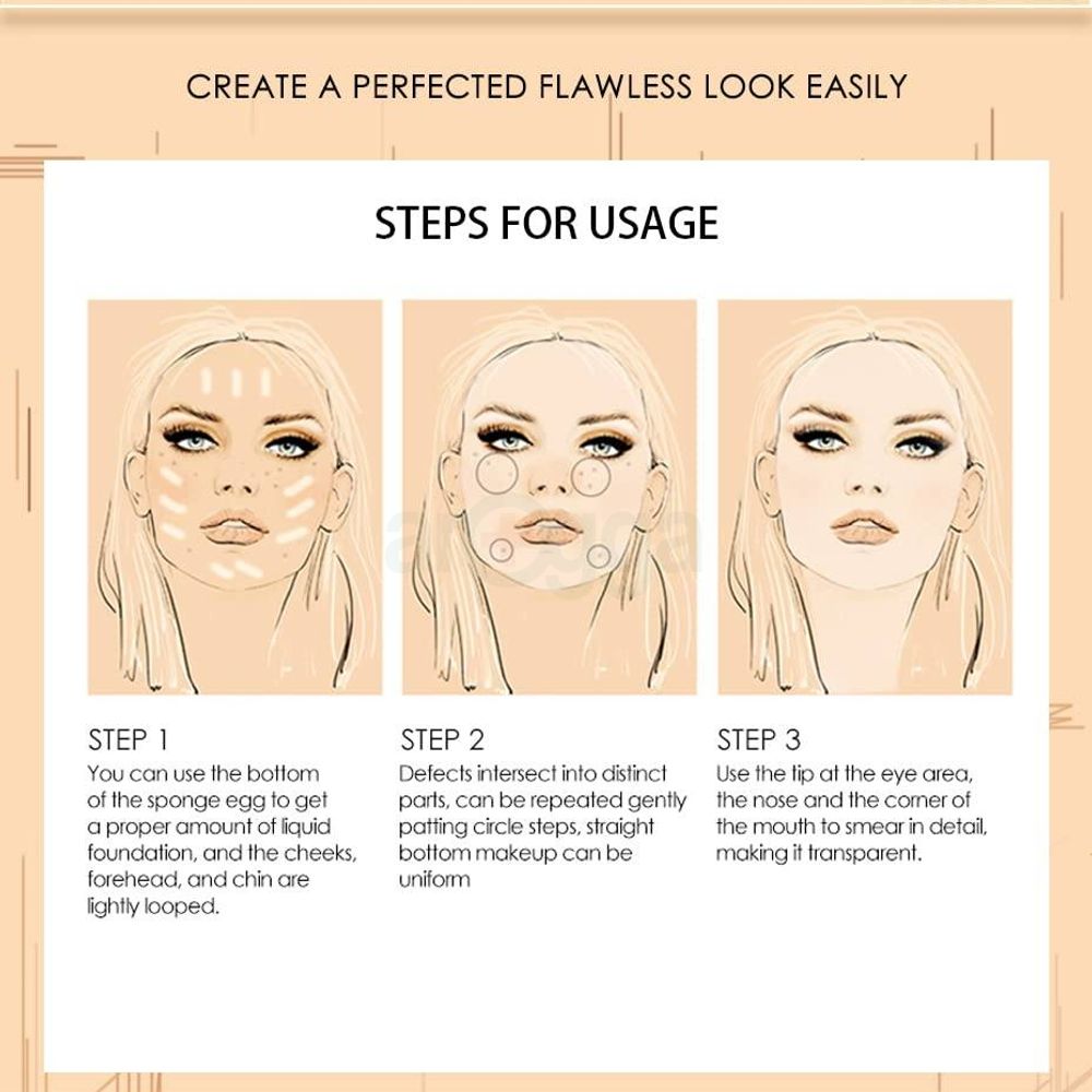 Beauty Glazed Soft Matte Waterproof Liquid Foundation- Sand 105  