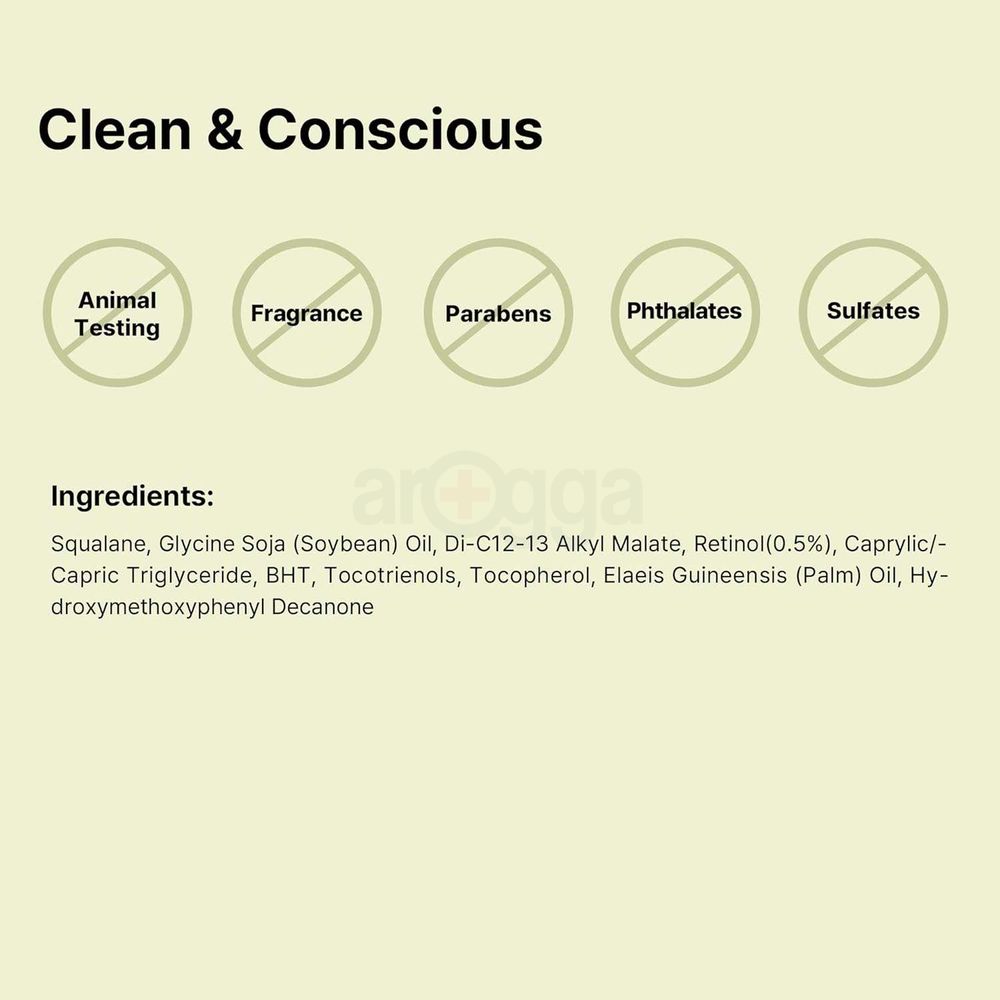 Cosrx The Retinol 0.5 Super Vitamin E + Squalane  Face Oil  