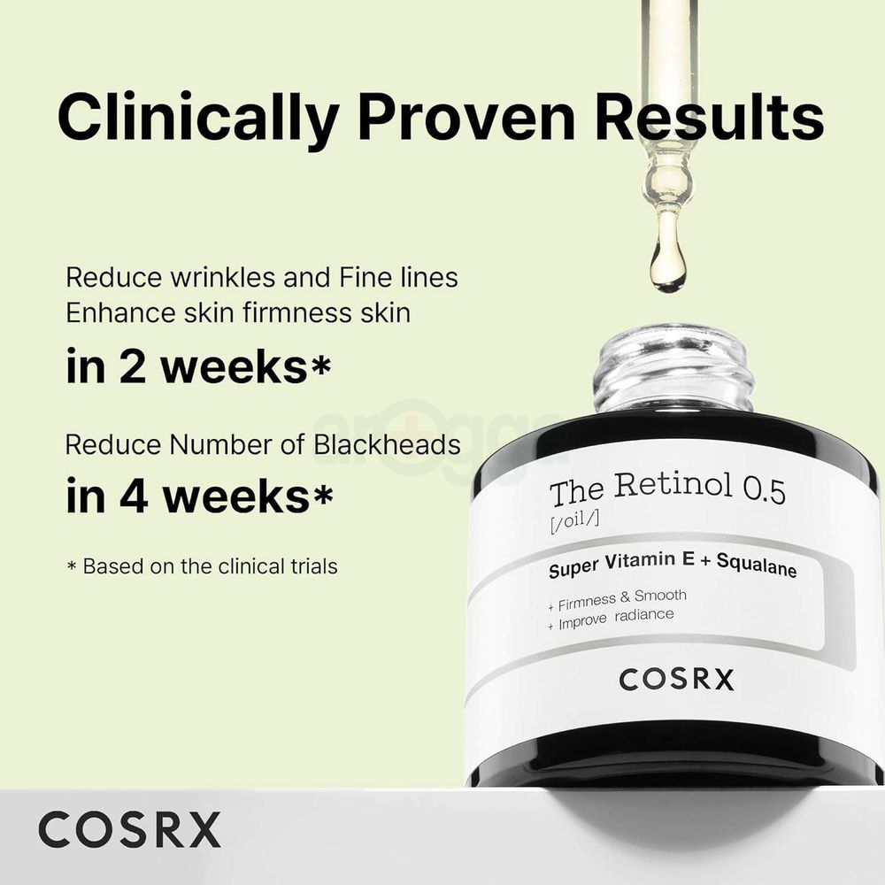 Cosrx The Retinol 0.5 Super Vitamin E + Squalane  Face Oil  