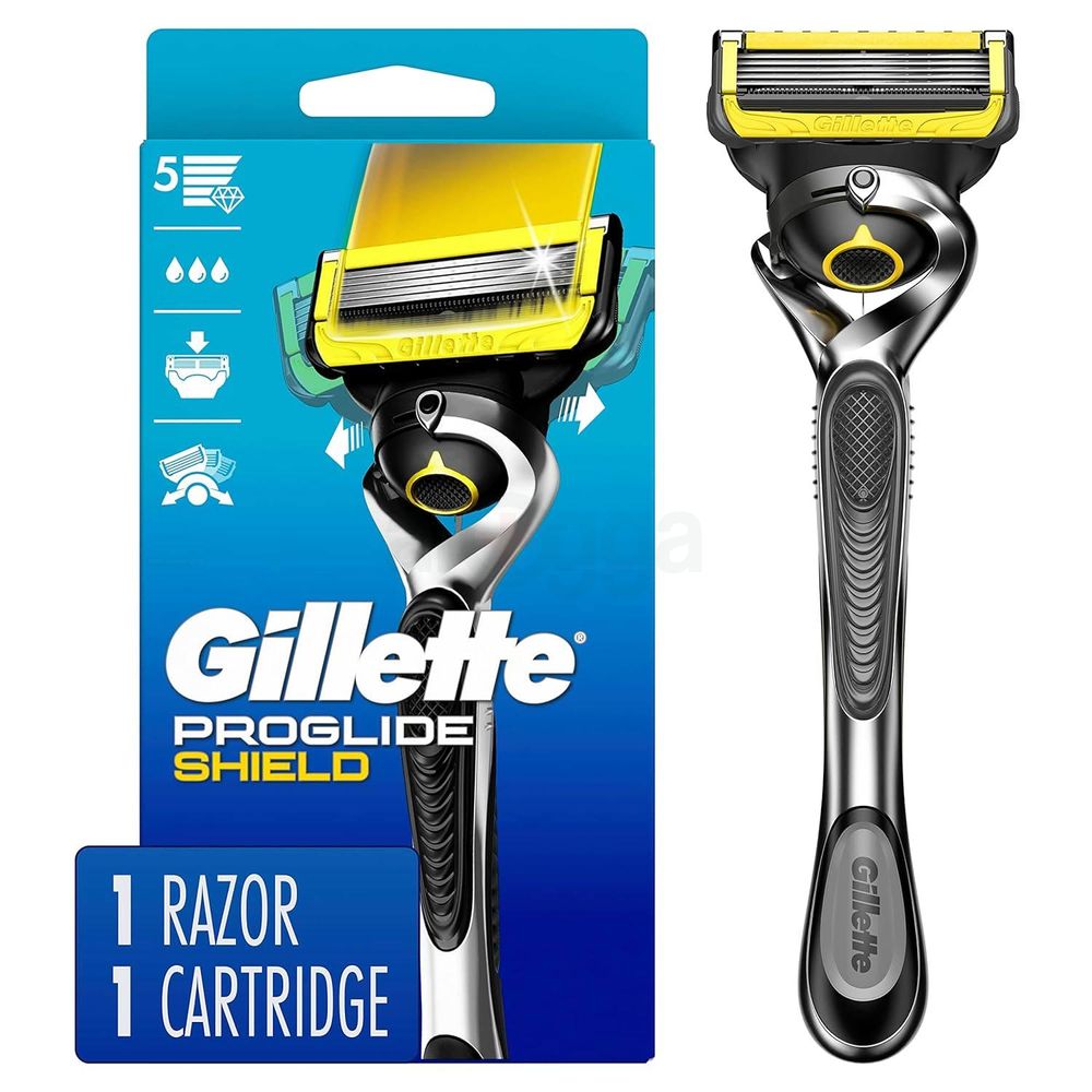 Gillette Prosheild Razor- 5 Blades  