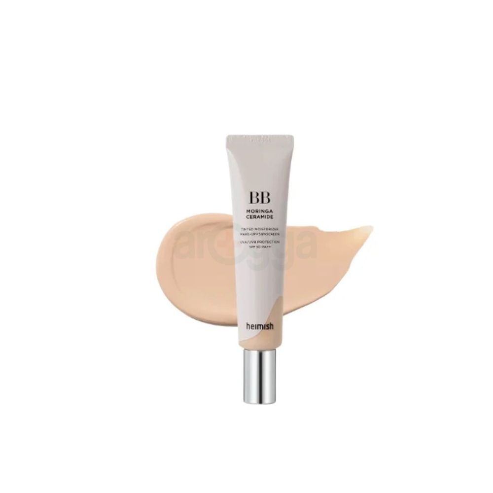 Heimish BB Moringa Ceramide Tined Moisturizer SPF 30 PA++ Make Up Sunscreen - 21 Light Beige  