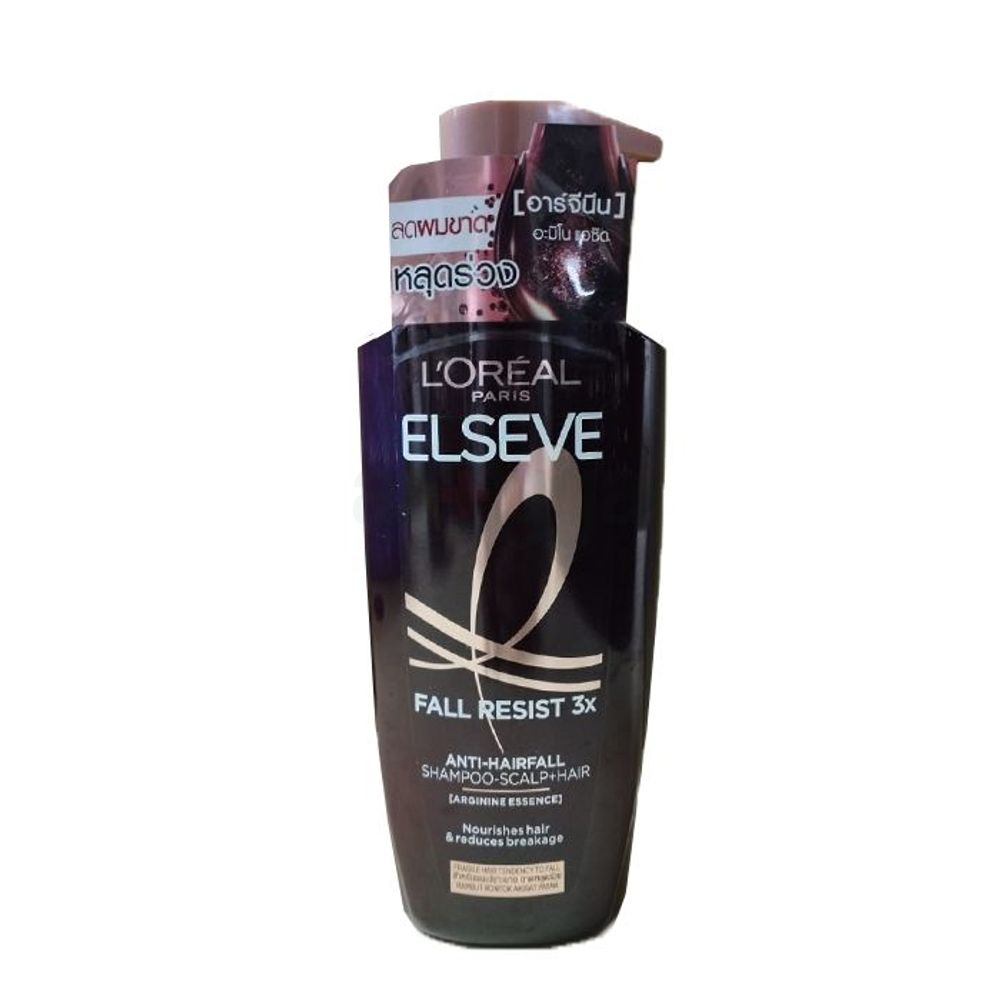 Loreal Paris Elseve Fall Resist 3X Anti-Hairfall Shampoo-Scalp+Hair with Arginine Essence  