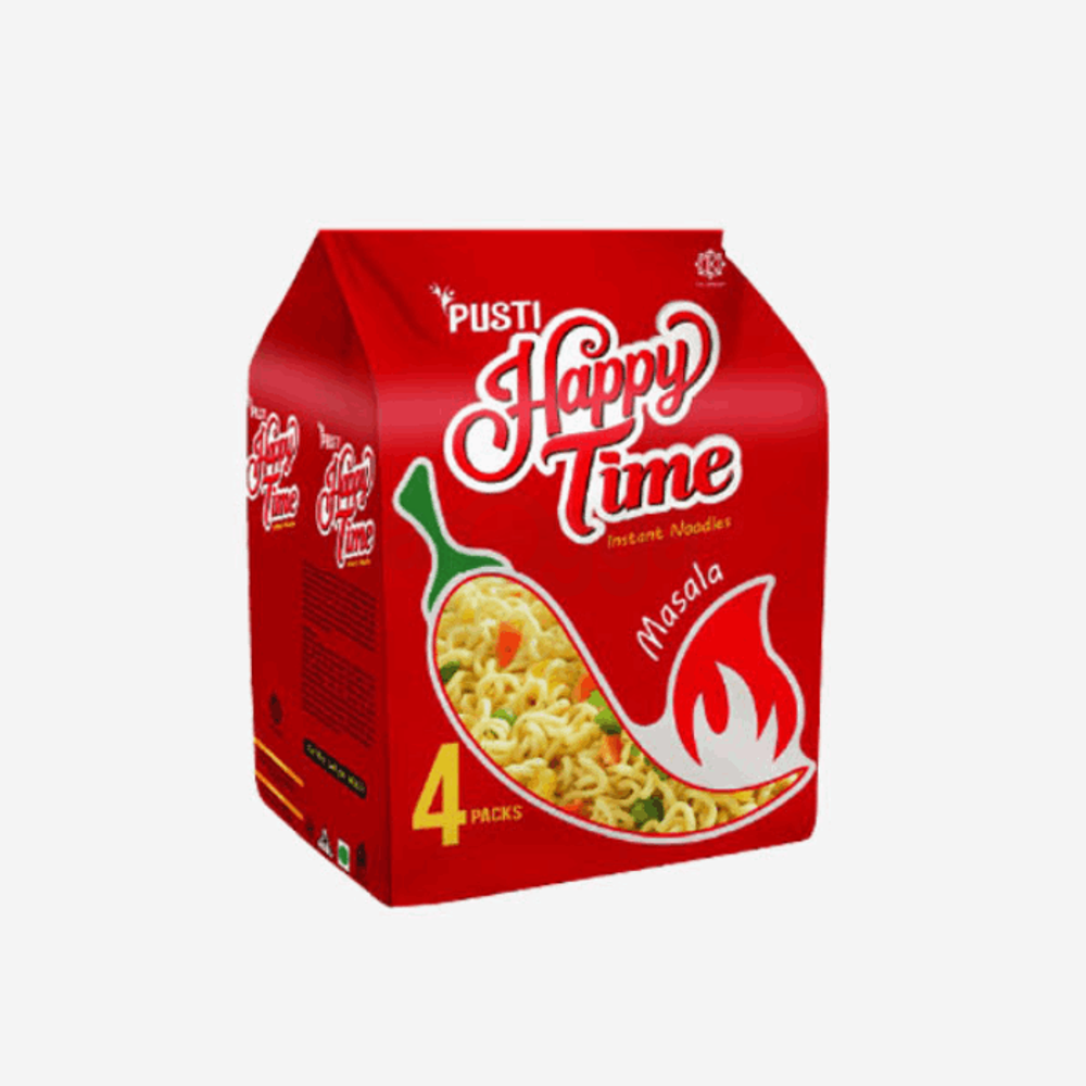 Pusti Happy Time Instant Noodles (Masala) 200gm  