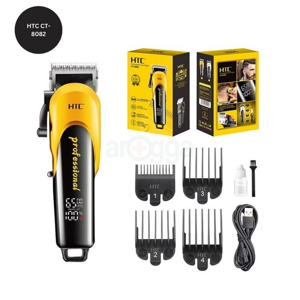 HTC CT- 8082 Rechargeable Hair Clipper Trimmer for Men  