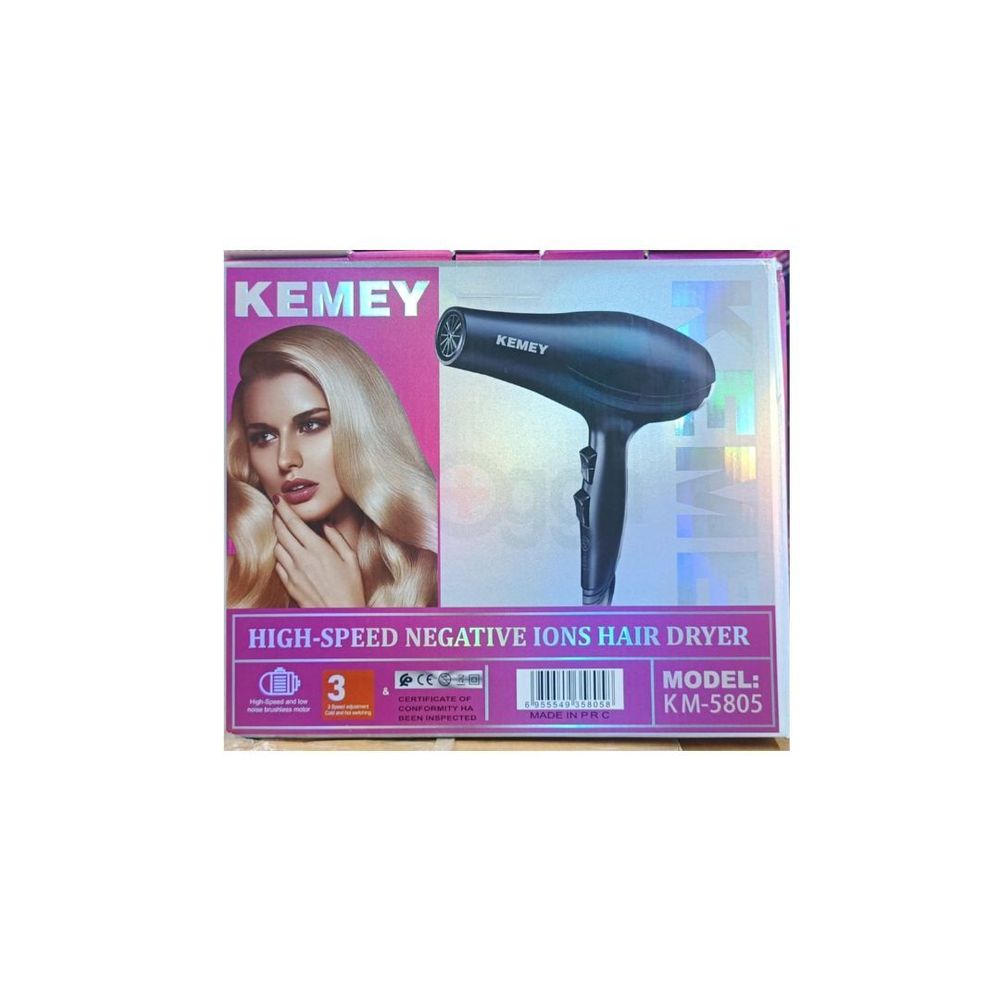 Kemey High Speed Negative Ions Hair Dryer KM-5805  