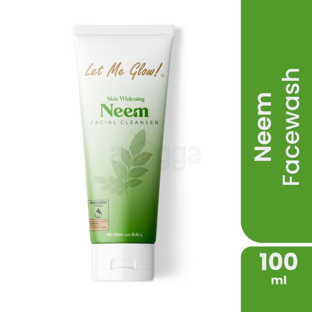 Let Me Glow Skin Whitening Neem Facial Cleanser 100ml  