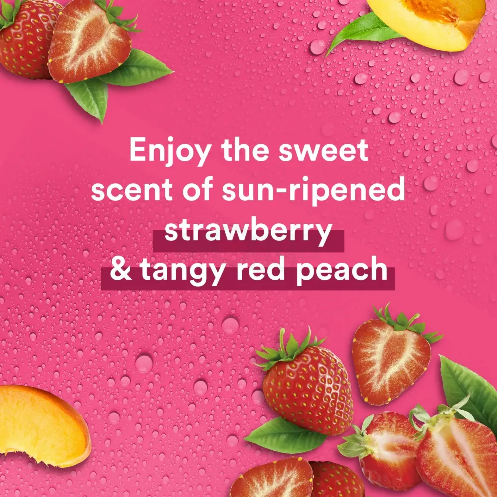 Suave Essentials Sun Ripend Strawberry Energing Shampoo with Strawberry Extract & Vitamin E  