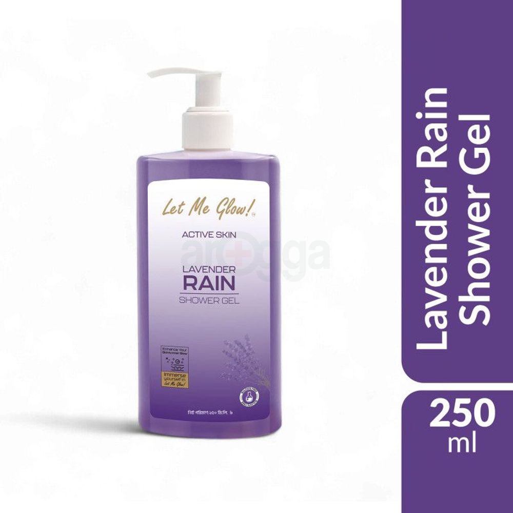 Let Me Glow Lavender Rain Shower Gel 250ml  
