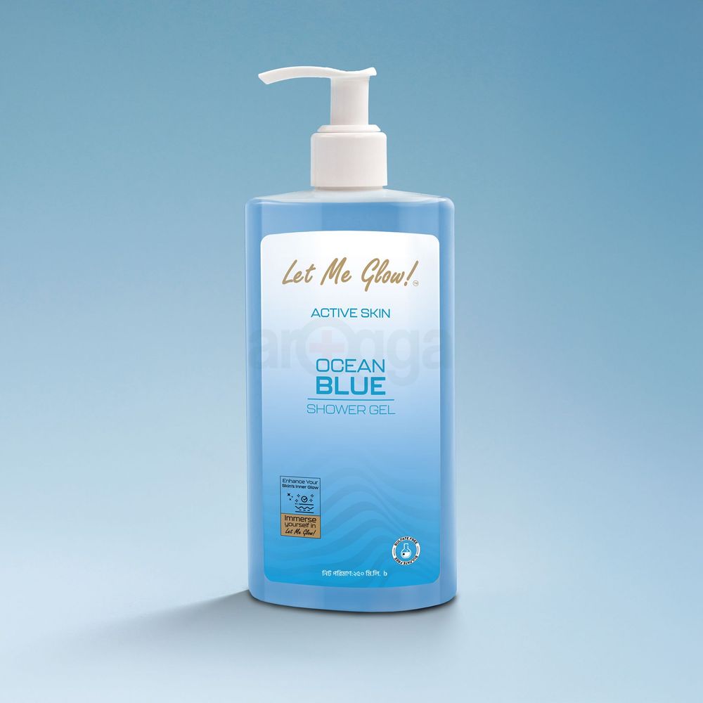 Let Me Glow Ocean Blue Shower Gel 250ml  