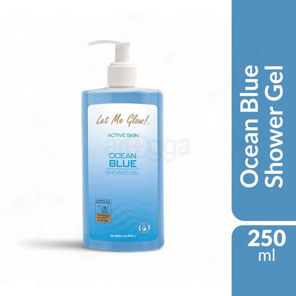 Let Me Glow Ocean Blue Shower Gel 250ml  
