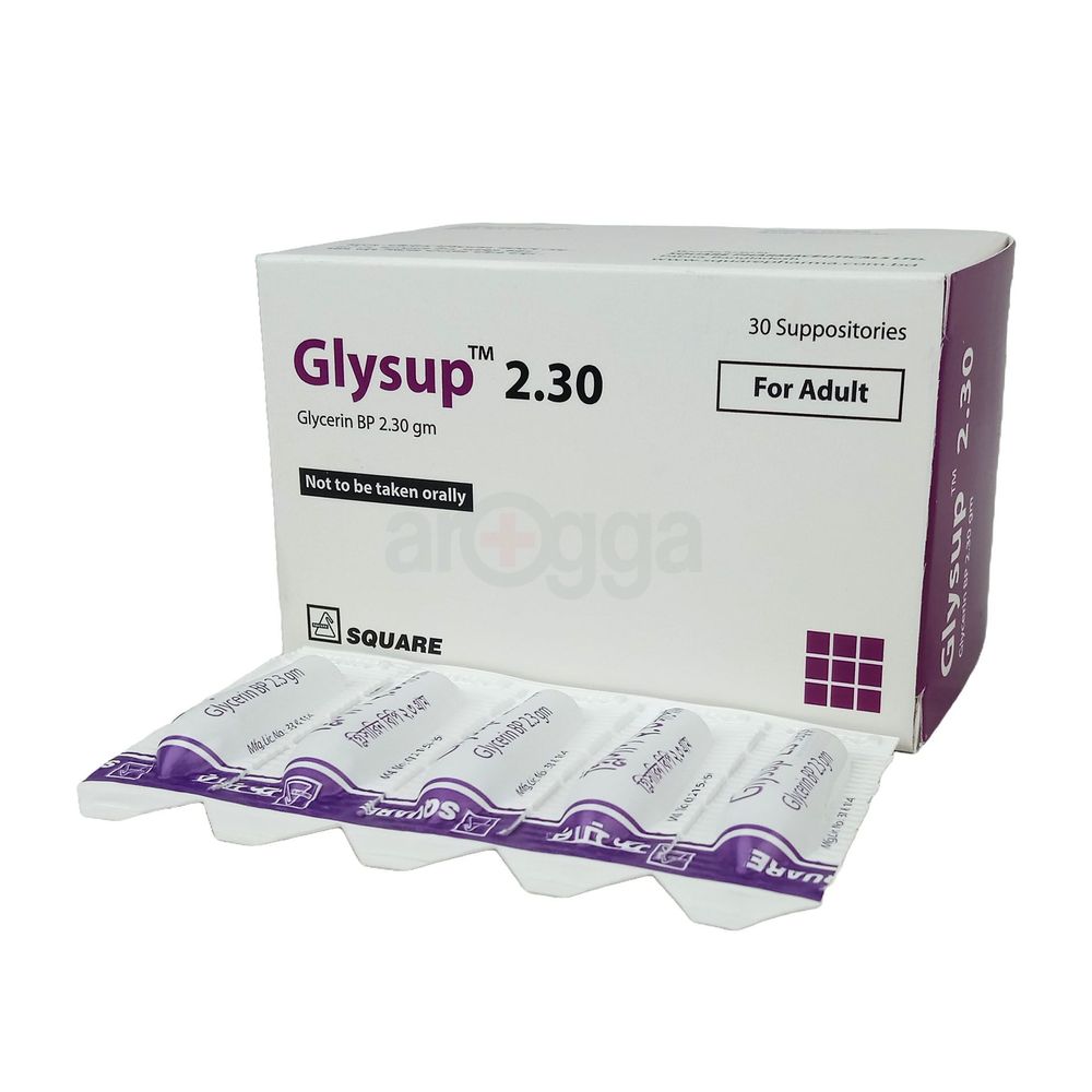 Glysup 2.3 Suppository 2.3gm suppository