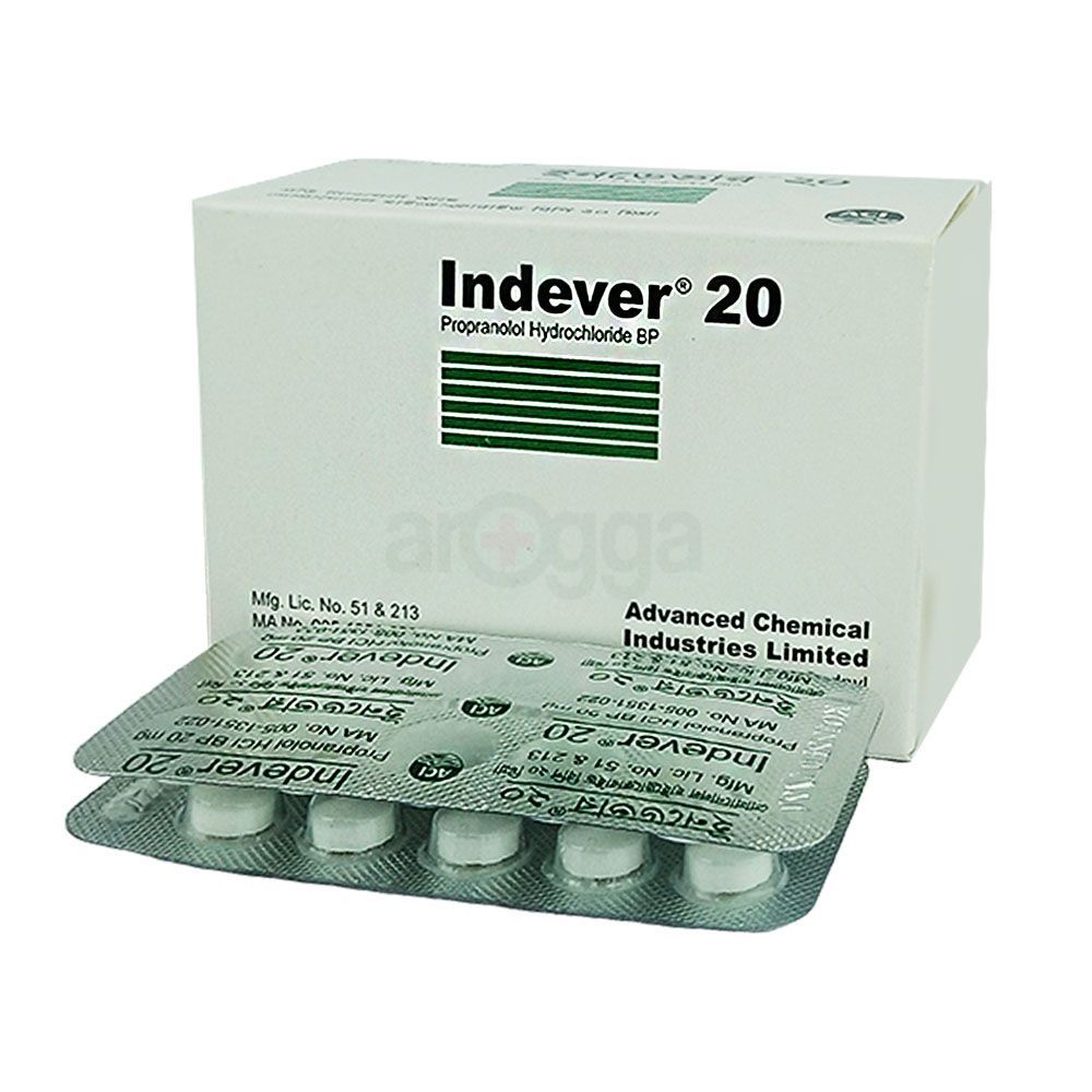 Indever 20mg tablet