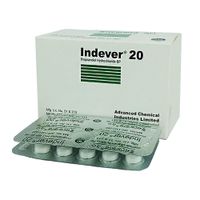 Indever 20mg tablet