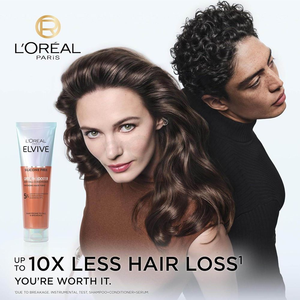 Loreal Paris Silicon Free Growth Booster Anti Fall Conditioner for Hair Prone to Fall & Breakage  