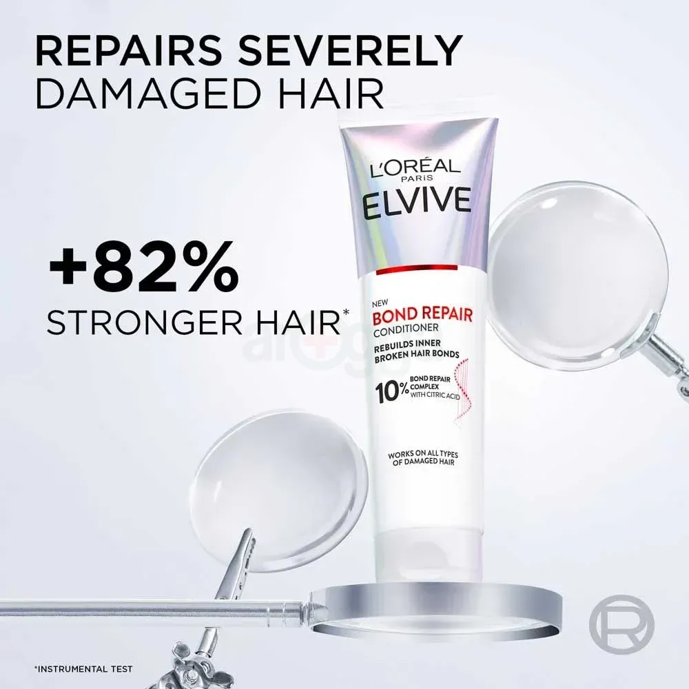 Loreal Paris Bond Repair Conditioner with 10% Citric Acid for All Types of Damaged Hair  
