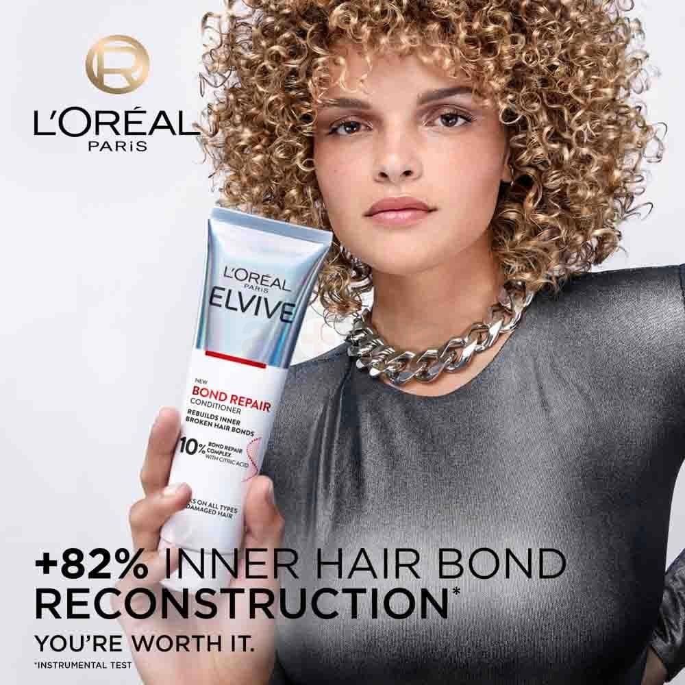 Loreal Paris Bond Repair Conditioner with 10% Citric Acid for All Types of Damaged Hair  