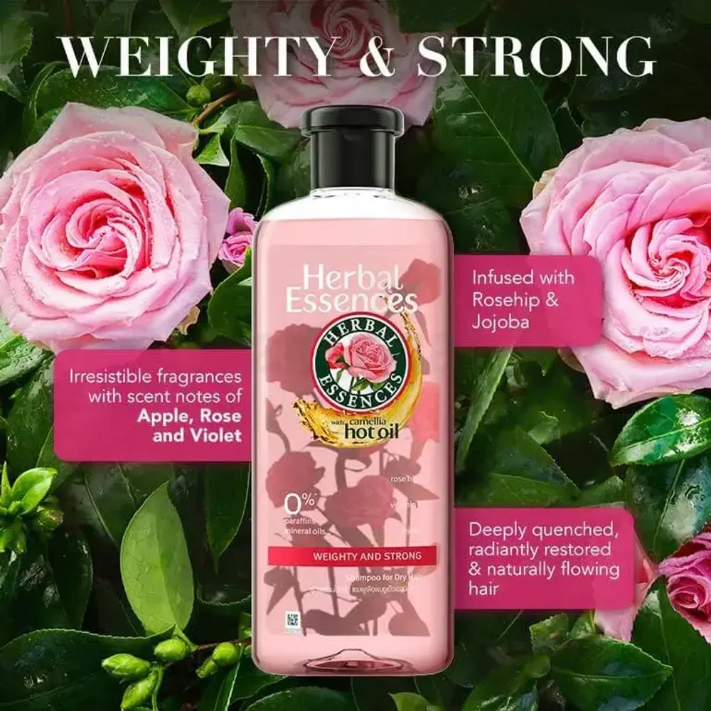 Herbal Essences Weighty & Strong Shampoo with Camellia Hot Oil  