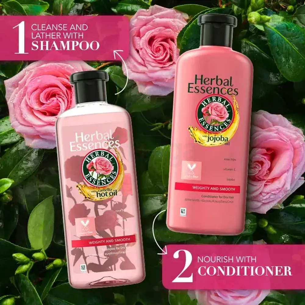 Herbal Essences Weighty & Strong Shampoo with Camellia Hot Oil  