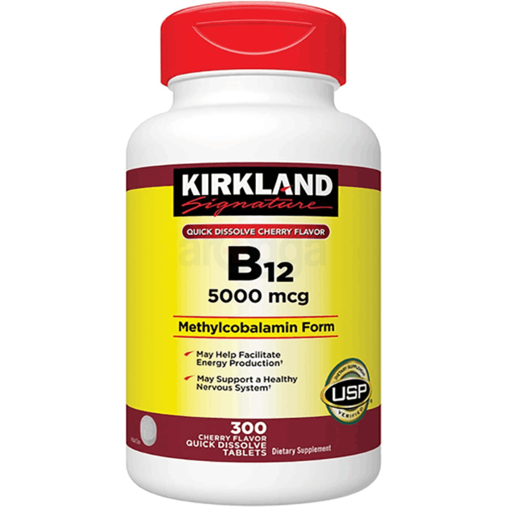 Kirkland Signature B12 5000 mcg, 300 Tablets   
