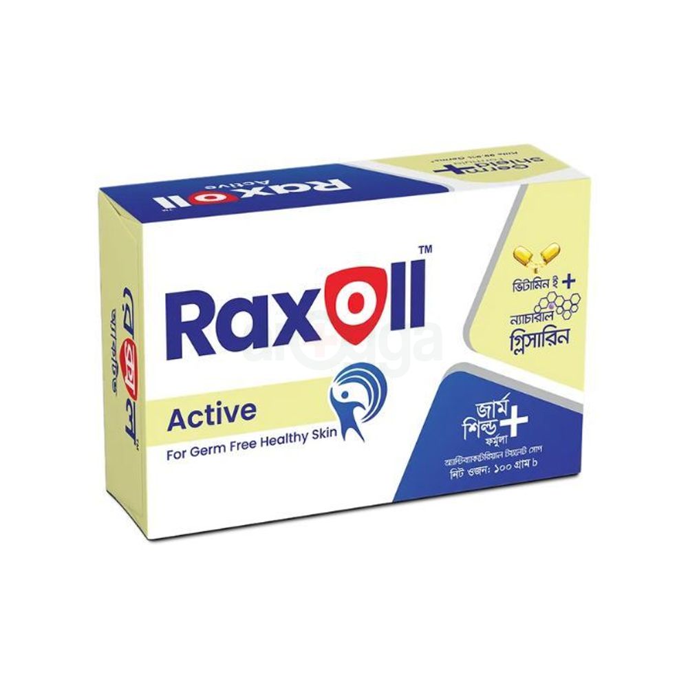 Raxoll Active Antibacterial Soap 100gm  