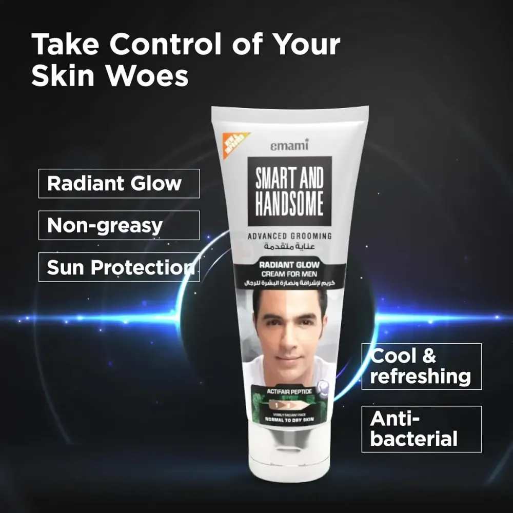 Emami Smart and Handsome Radiant Glow Cream 100g  