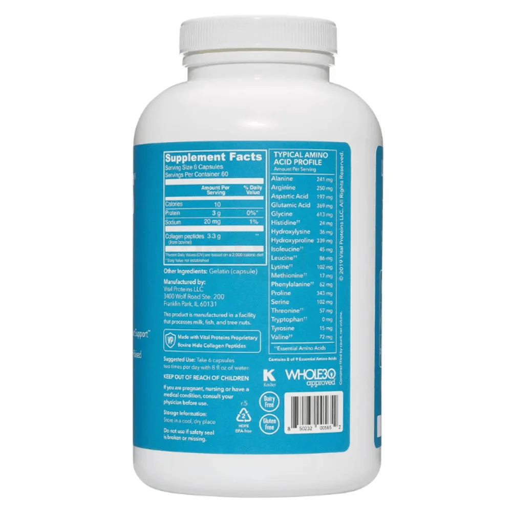 Vital Proteins Collagen Peptide - 360 Capsules  