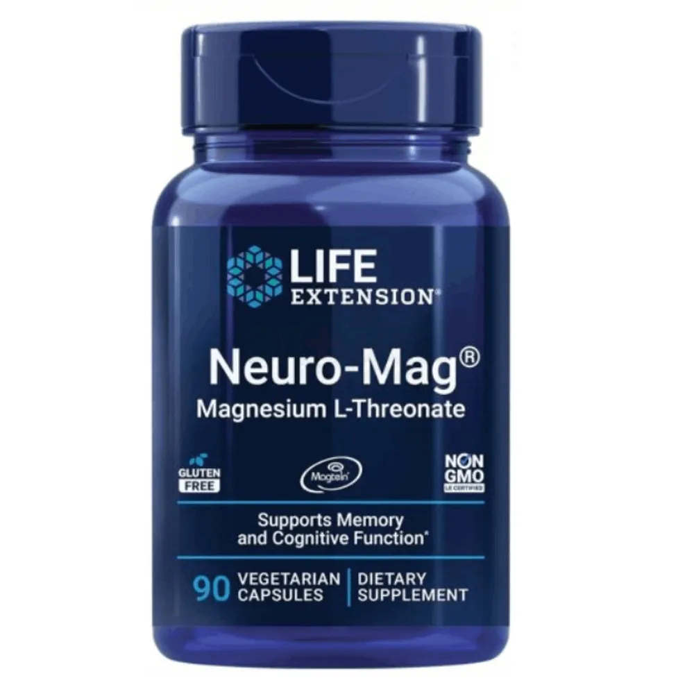 Life Extension Neuro-Mag Magnesium L-Threonate – 90 vegetarian capsules  