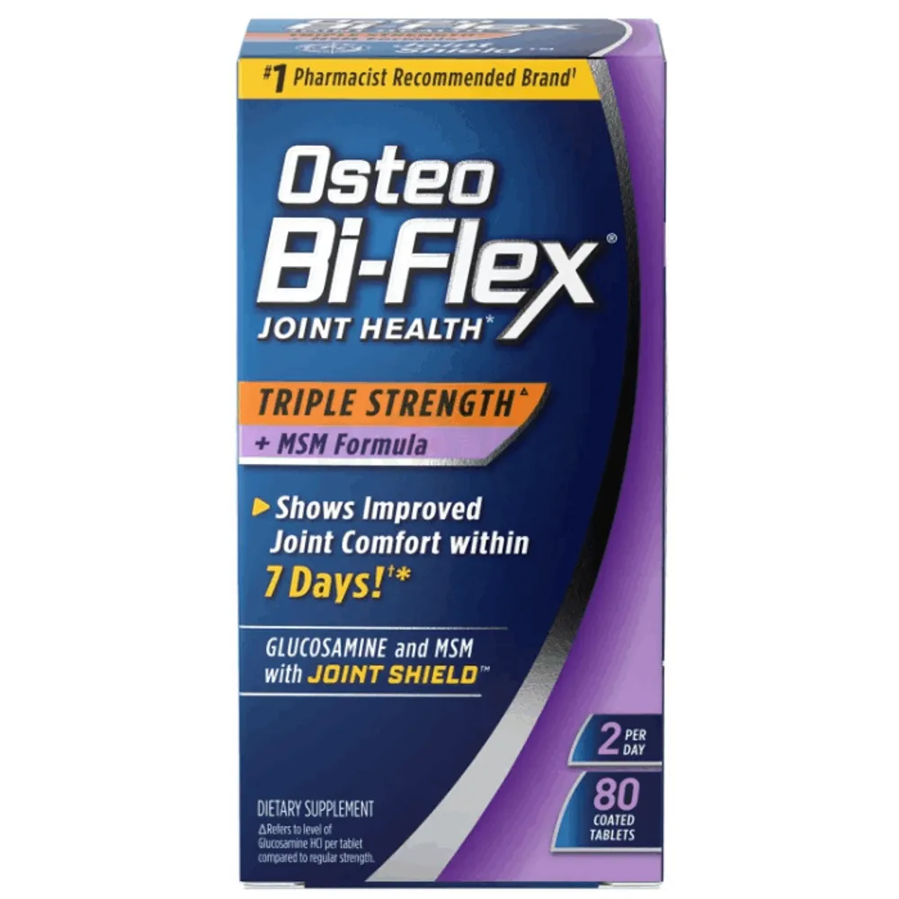 Osteo Bi-Flex Triple Strength+Msm Formula 80 Tablets  