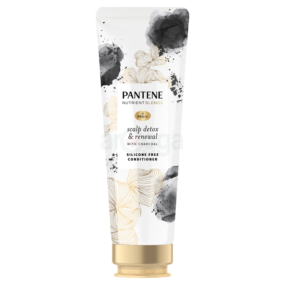 Pantene Nutrient Blends Pro V Scalp Detox & Renewal Silicone Free Conditioner with Charcoal  