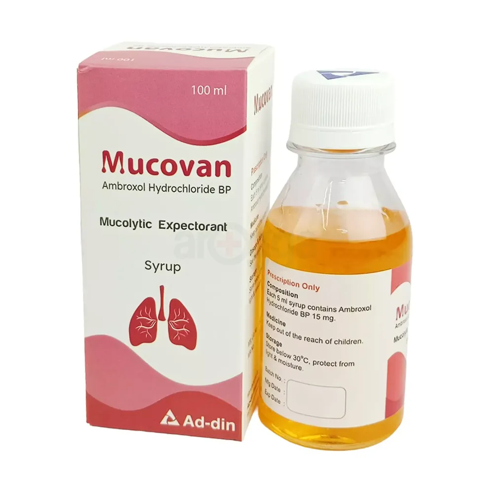 Mucovan 100ml Syrup price in Bangladesh | Arogga Online Pharmacy