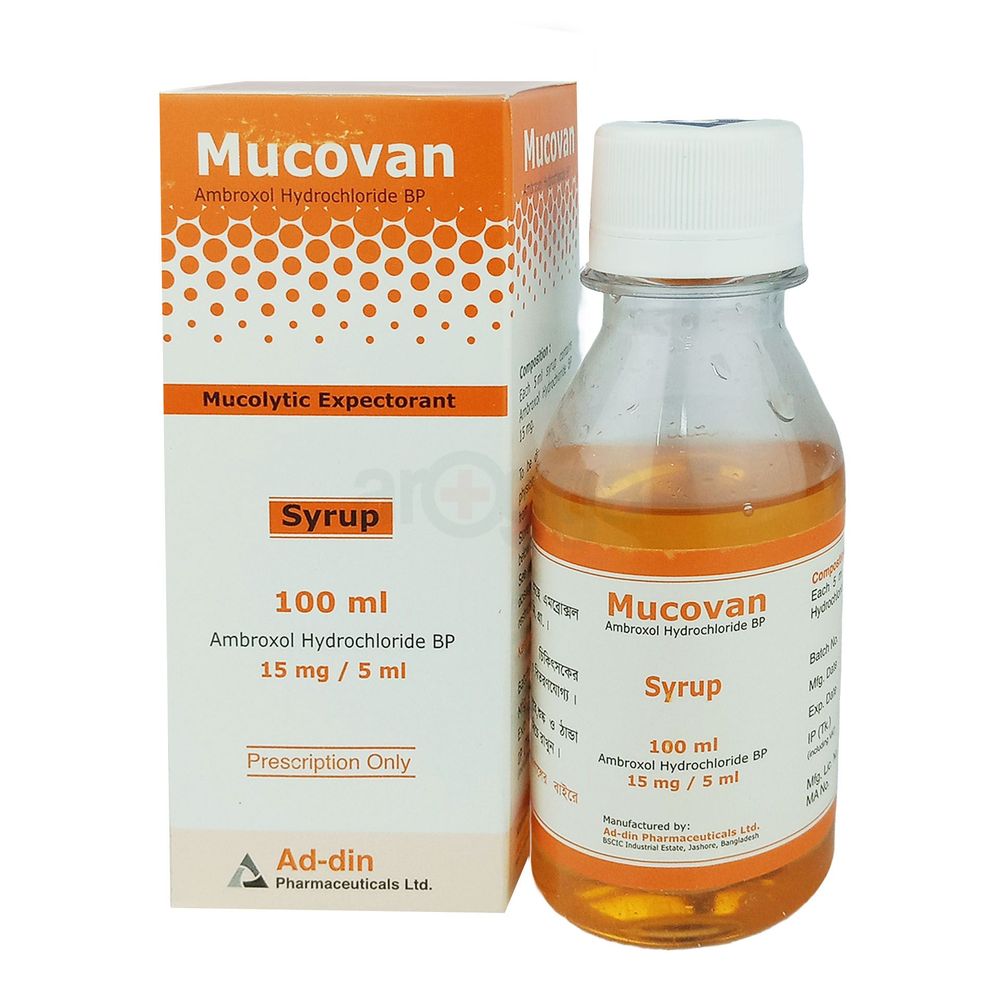 Mucovan 15mg/5ml syrup