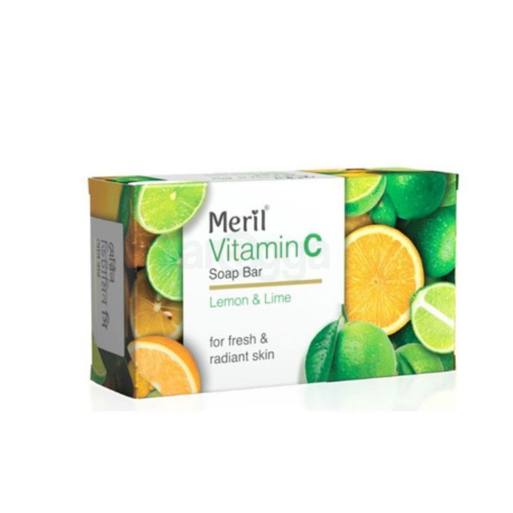 Meril Vitamin C Soap Bar – Lemon & Lime 150gm  