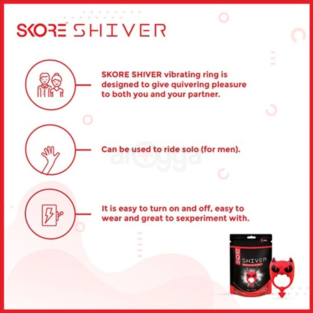 Skore Shiver Vibrating RIng (for him)  
