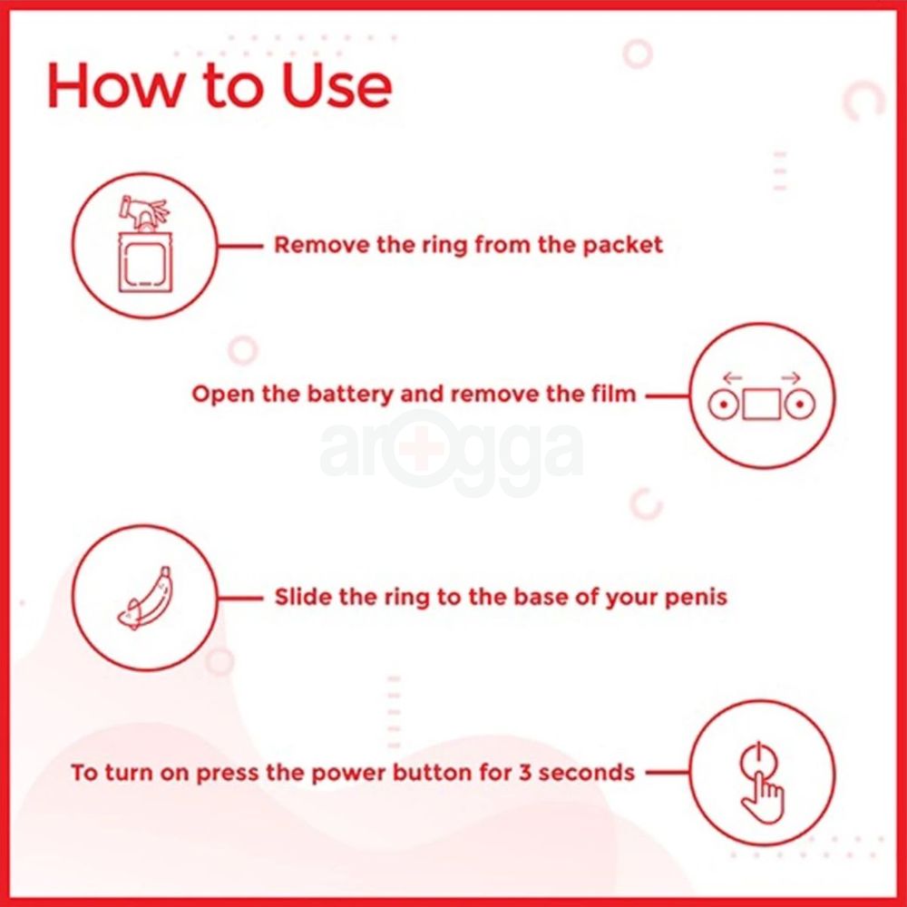 Skore Shiver Vibrating RIng (for him)  