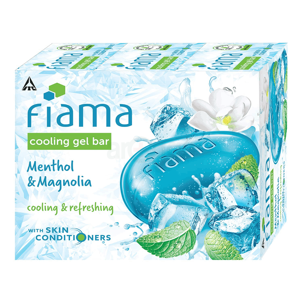 Fiama Cooling Gel Bar Menthol & Magnolia Soap 75gm  