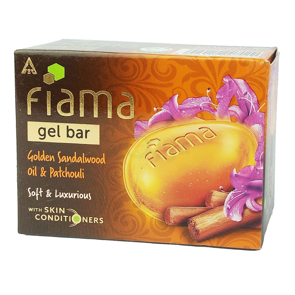 Fiama Soft & Luxurious Gel Bar with Golden Sandalwood Oil & Patchouli 75gm  