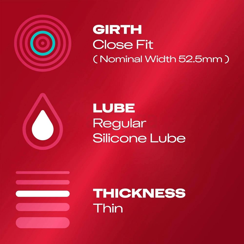 Durex Thin Feel Close Fit Condom 12 pcs  