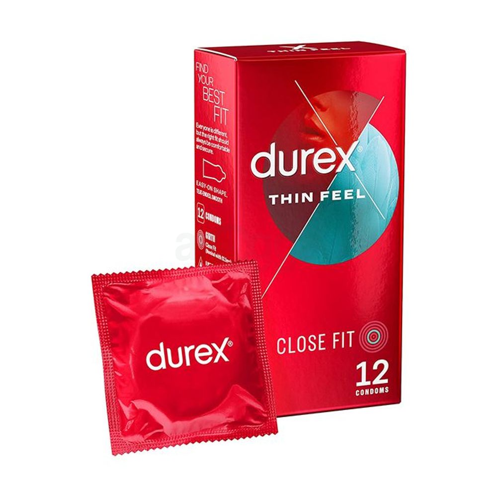 Durex Thin Feel Close Fit Condom 12 pcs  