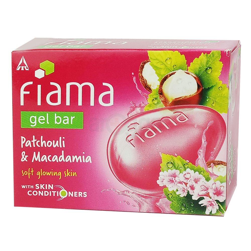 Fiama Soft Glowing Skin Gel Bar with Patchouli & Macadamia 75gm  